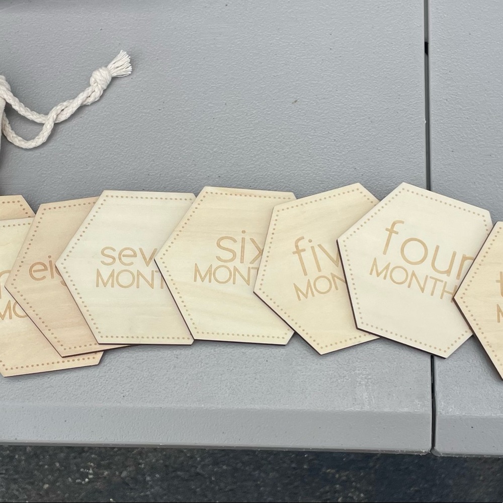 Month boards for baby